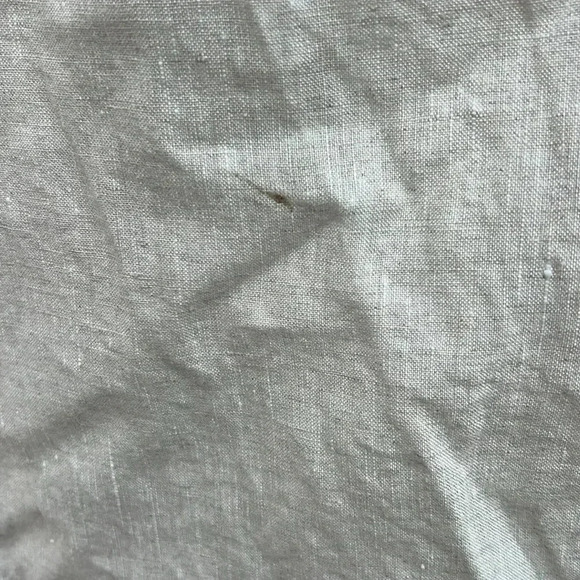 Tommy Bahama Cream Linen embroidered floral button down shirt XXL - Picture 6 of 6